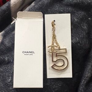 New in box Authentic Chanel #5 CC charm